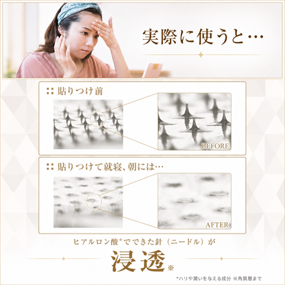 Hiskin® エイジングケア7 マルチエリア マイクロニードルパッチ｜7種の美容成分配合