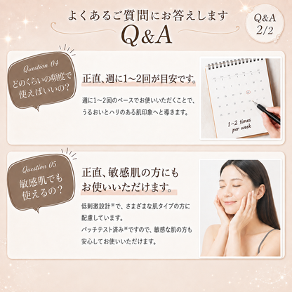 Hiskin® エイジングケア7 マルチエリア マイクロニードルパッチ｜7種の美容成分配合